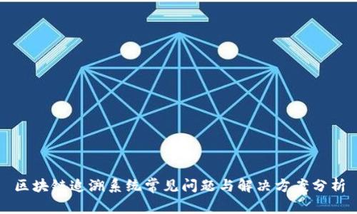 区块链追溯系统常见问题与解决方案分析