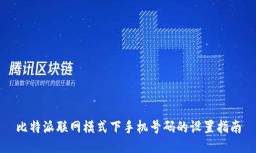 比特派联网模式下手机号码的设置指南